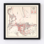 San Diego Vintage Map 1935