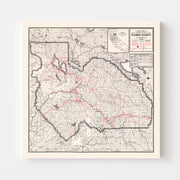 map of Plumas County