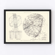 Mc Guire Air Force Base Vicinity Vintage Map 1951