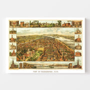 map of Harrisburg
