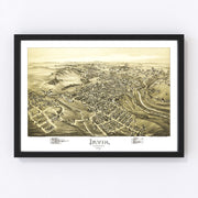 Irwin Vintage Map 1897