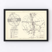 Hill Air Force Base Vicinity Vintage Map 1952