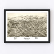 Jeannette Vintage Map 1897