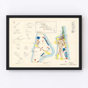 Patrick Air Force Base Vintage Map 1952