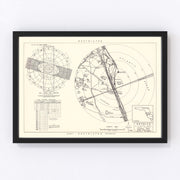 Patrick Air Force Base Vicinity Vintage Map 1952