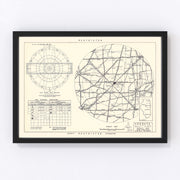 Chanute Air Force Base Vicinity Vintage Map 1951