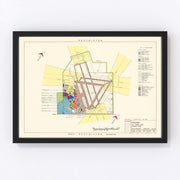 Foster Air Force Base Vintage Map 1951