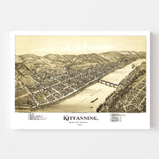 map of Kittanning