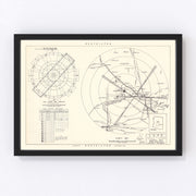 Luke Air Force Base Vicinity Vintage Map 1951