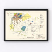 Mather Air Force Base Vintage Map 1952