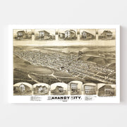 map of Mahanoy City