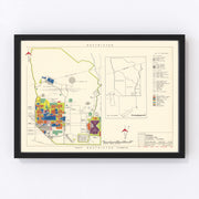 Parks Air Force Base Vintage Map 1951