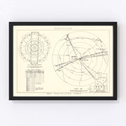 Webb Air Force Base Vintage Map 1951