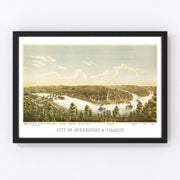 McKeesport Vintage Map 1893