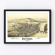 Patterson Vintage Map 1895
