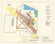Vintage Map of Lockbourne Air Force Base, 1951