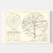 Vintage Map of the Lockbourne Air Force Base Vicinity, 1951