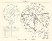 Vintage Map of the Lockbourne Air Force Base Vicinity, 1951