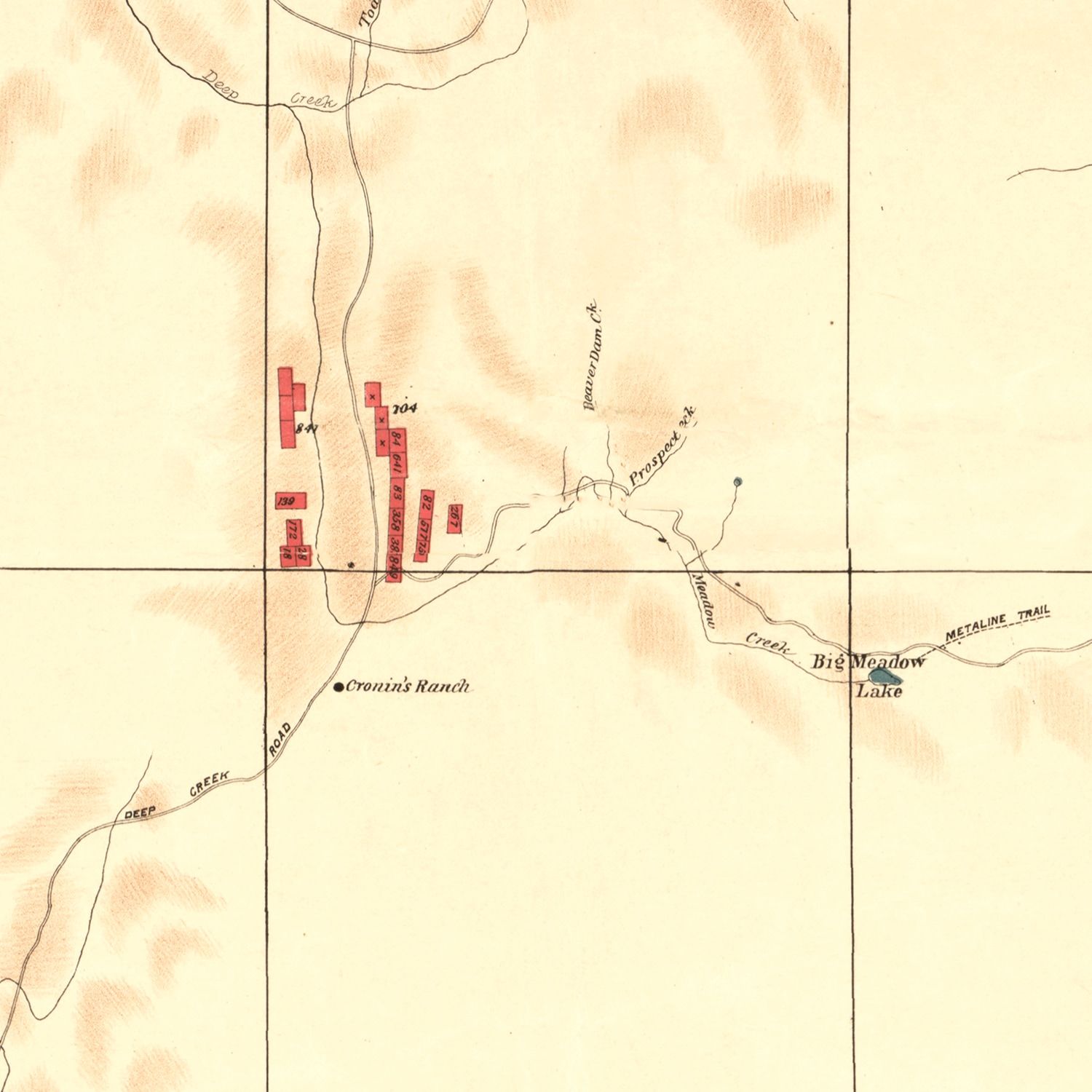 Vintage Map of Stevens County, Washington 1900 by Ted's Vintage Art