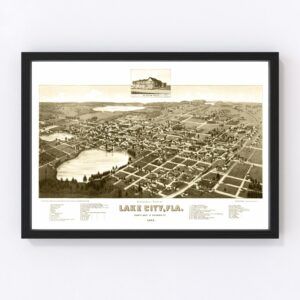 Lake City Map 1885