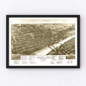 Waco Map 1886