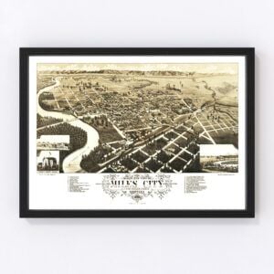 Miles City Map 1883