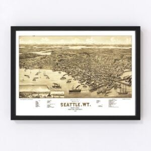 Seattle Map 1884