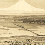 Vintage Map of Tacoma, Washington 1878