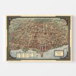Vintage Map of Chicago, Illinois 1938 11