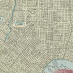 Vintage Map of New Orleans, Louisiana 1901 12