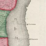 Vintage Map of Seneca County New York, 1840 12