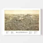 Vintage Map of Ballston Spa, New York 1890 11