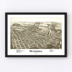 Meyersdale Map 1900
