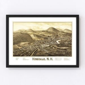 Hinsdale Map 1886