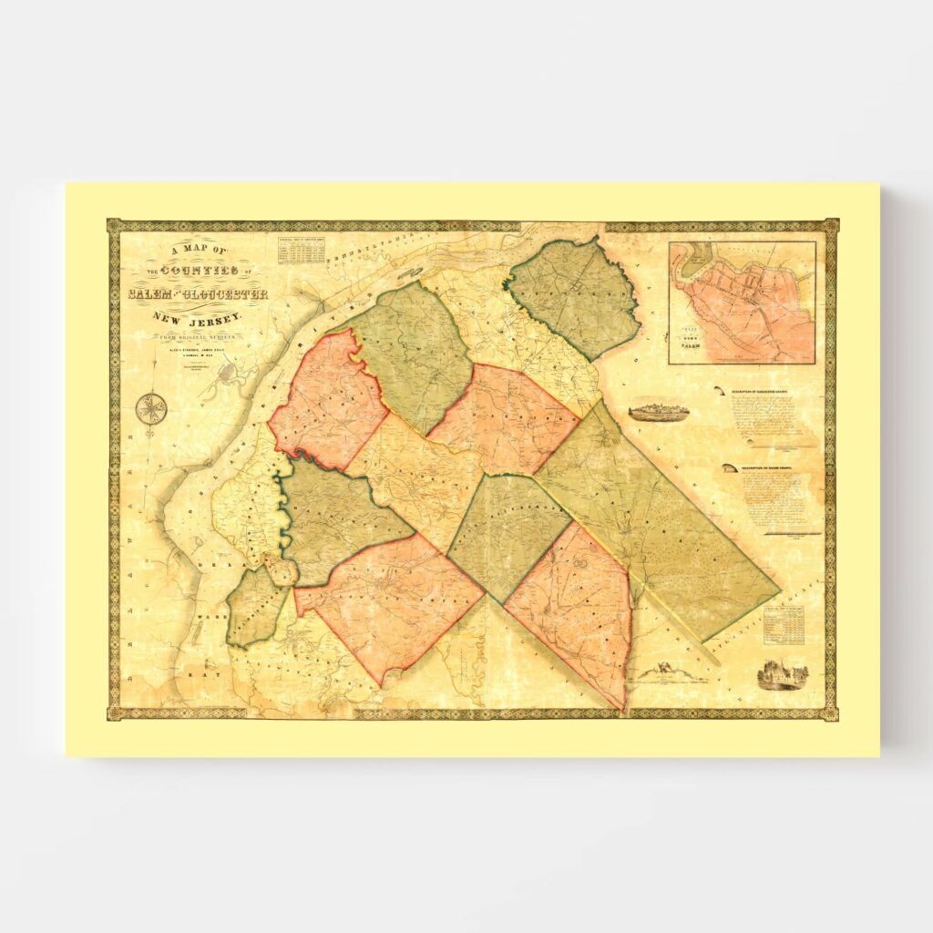Map of Monmouth County, New Jersey : from original surveys