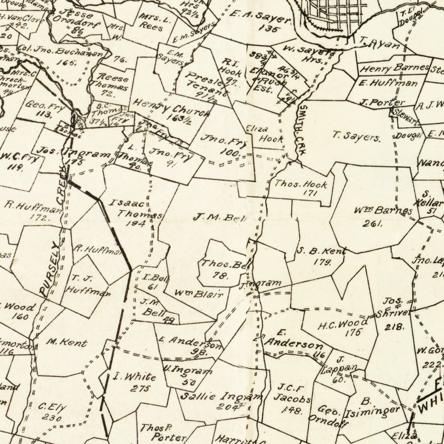 Vintage Map Of Greene County Pennsylvania 1897 By Teds Vintage Art 8620