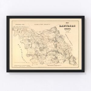 Lampasas County Map 1879