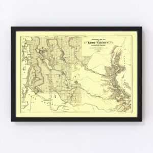 King County Map 1888