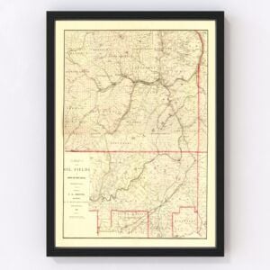 Warren County Map 1882
