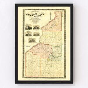 Fulton County Map 1872