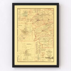 Boyle County Map 1876