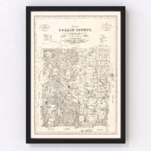 Collin County Map 1881