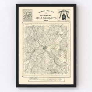 Dallas County Map 1886