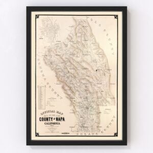 Napa County Map 1895