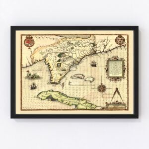 Florida Map 1591