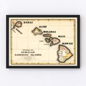 Hawaii Map 1846