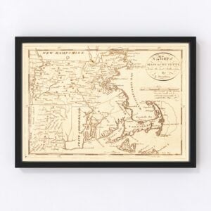 Massachusetts Map 1796