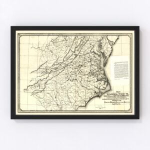 Virginia Map 1876