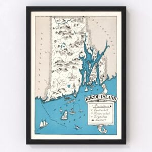 Rhode Island Map 1931