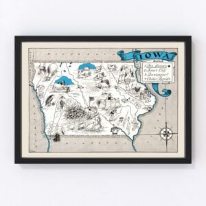 Iowa Map 1931